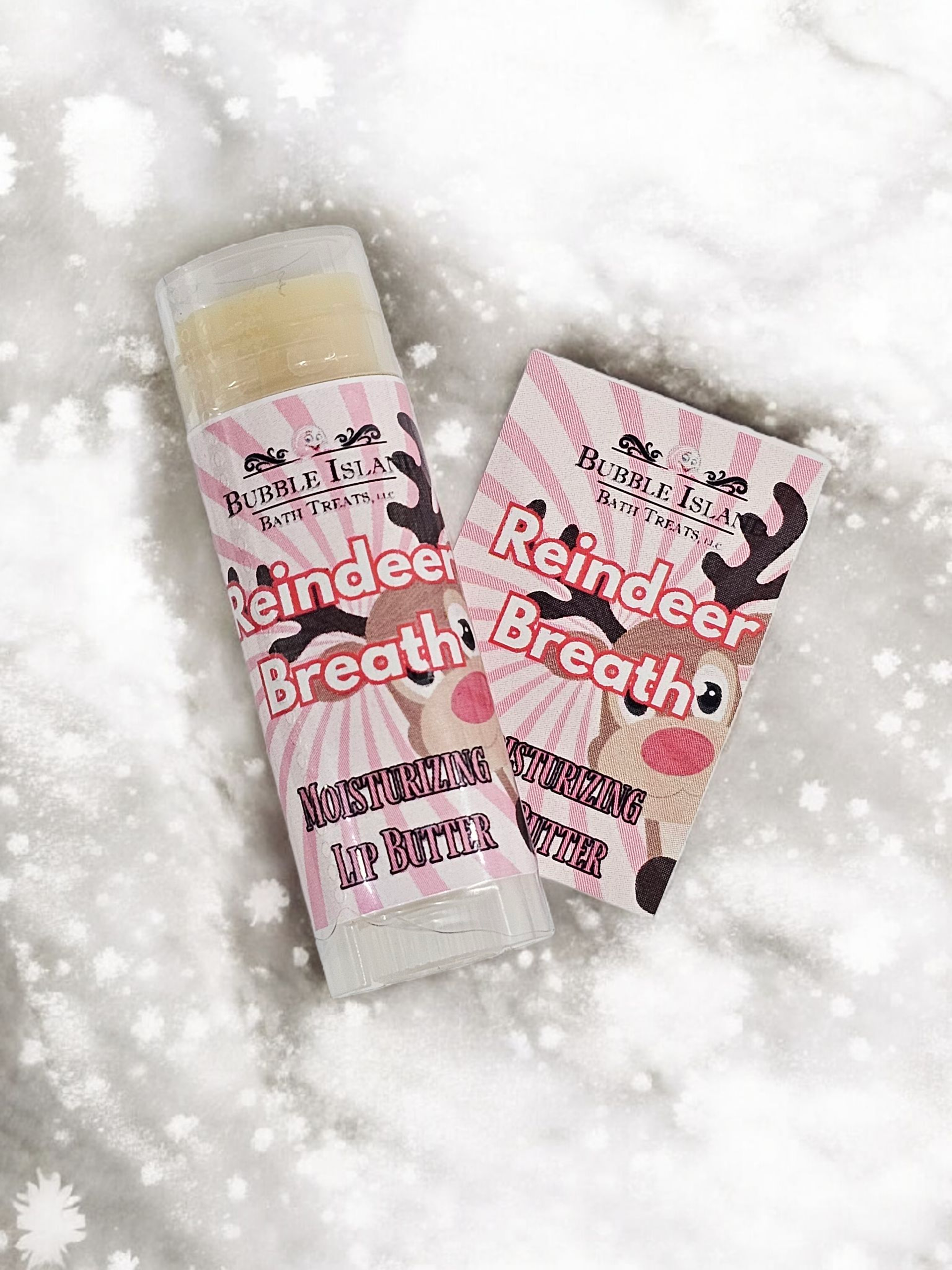 Bubble Island Bath Treats - Wholesale Lip Balm - -Lip Butter - Reindeer Breath0