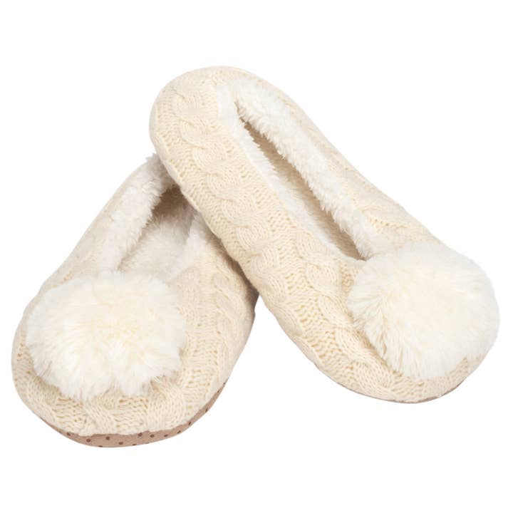 Slippers Indoor Ladies Cream Large for wholesale by EAST AVENUE