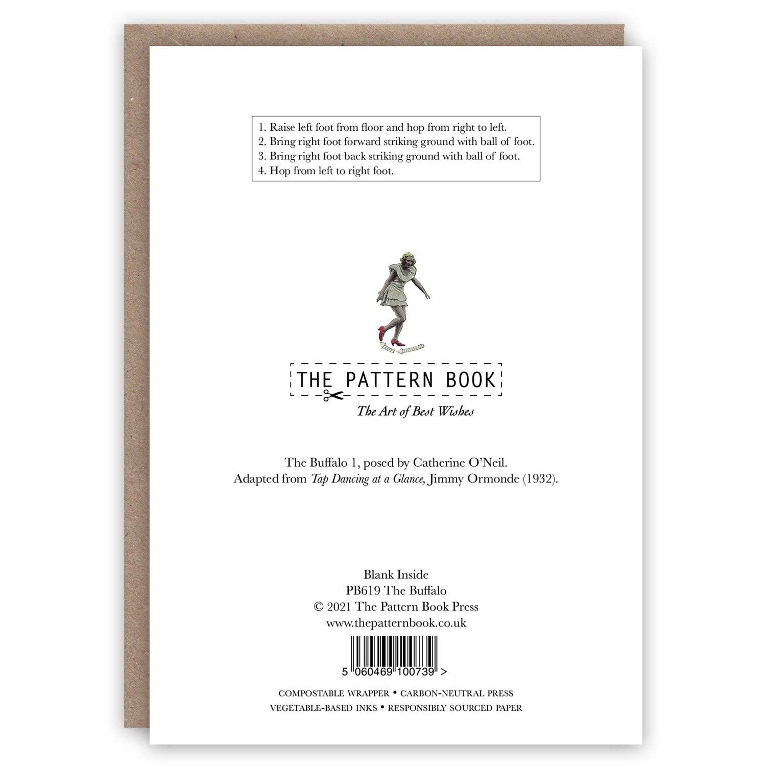 The Pattern Book – postal de parabéns por atacado – O búfalo1