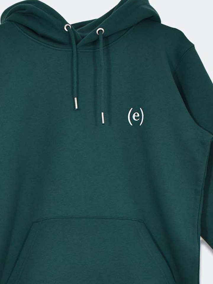 couleur(e)s - Wholesale Hoodie - Unisex - (e) - Ice green embroidered hoodie1