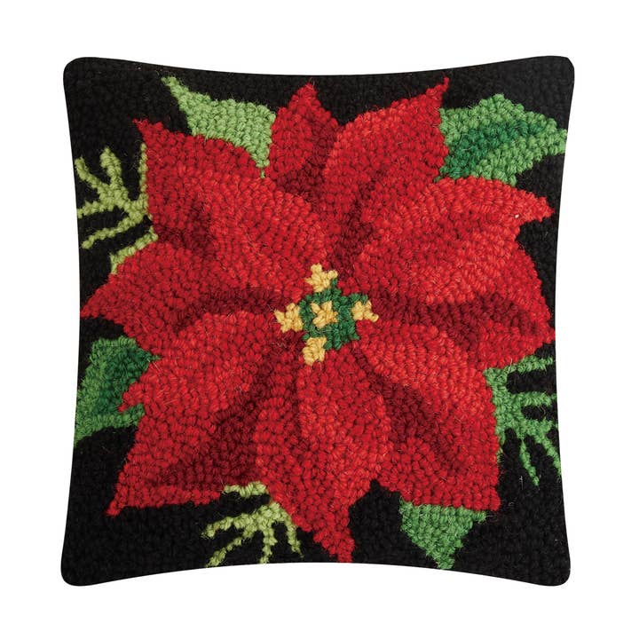 Almohada Poinsettia Hook para venta al por mayor de Peking Handicraft