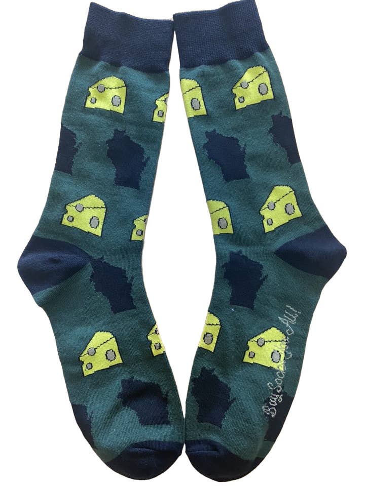 Wisconsin Cheese Herrensocken für den Großhandel von Buy Socks You All