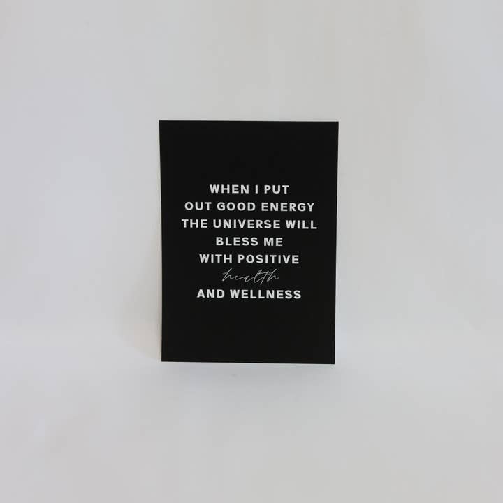 Mantra Print: When I put out good energy for wholesale by Maison Du Mantra