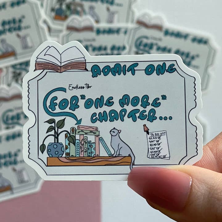 Un chapitre de plus admet un autocollant, romance, érotisme, littéraire pour la vente par KSDESIGNS