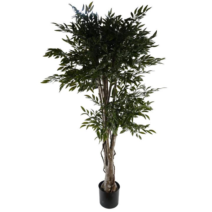 Leaf Design UK LTD - Wholesale Artificial Plant - UV Resistant Ruscus Tree- 2716 leaves