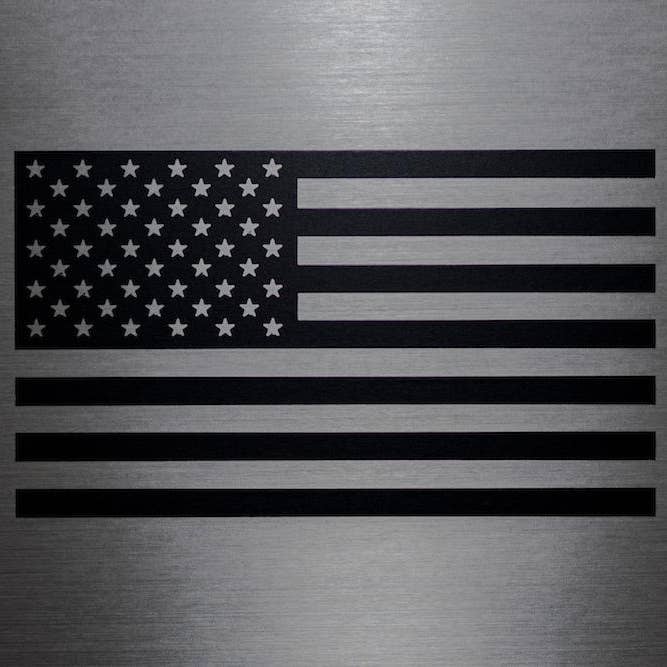 Flag Decal - Black for wholesale by 13 Stripes
