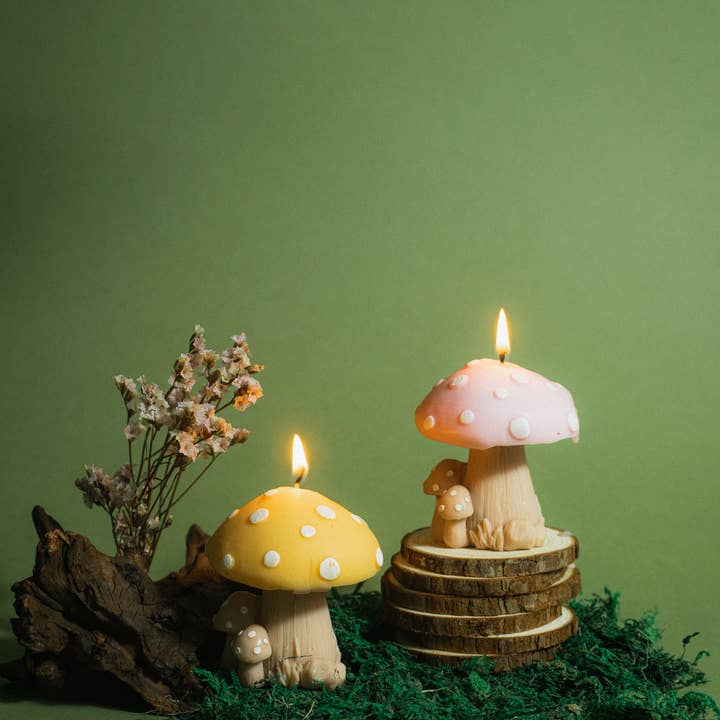 Interlude Candles - Wholesale Novelty candle - Mushroom Family Candle4
