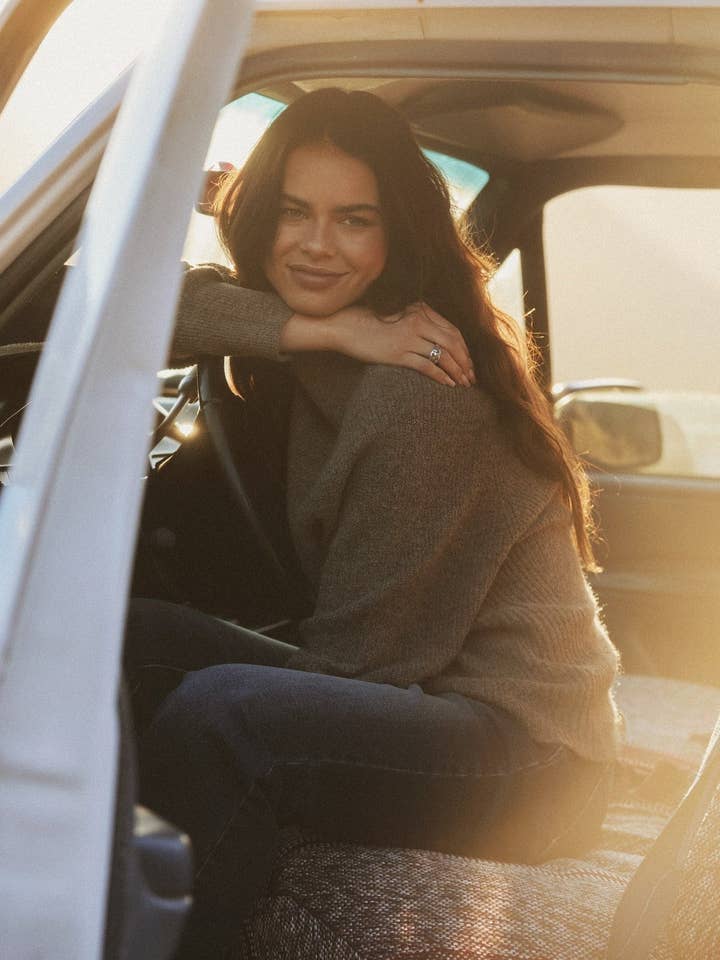 Seventy Eight and Sunny (SEAS) - Wholesale Knit Sweater - Women's - Driftwood Sweater1