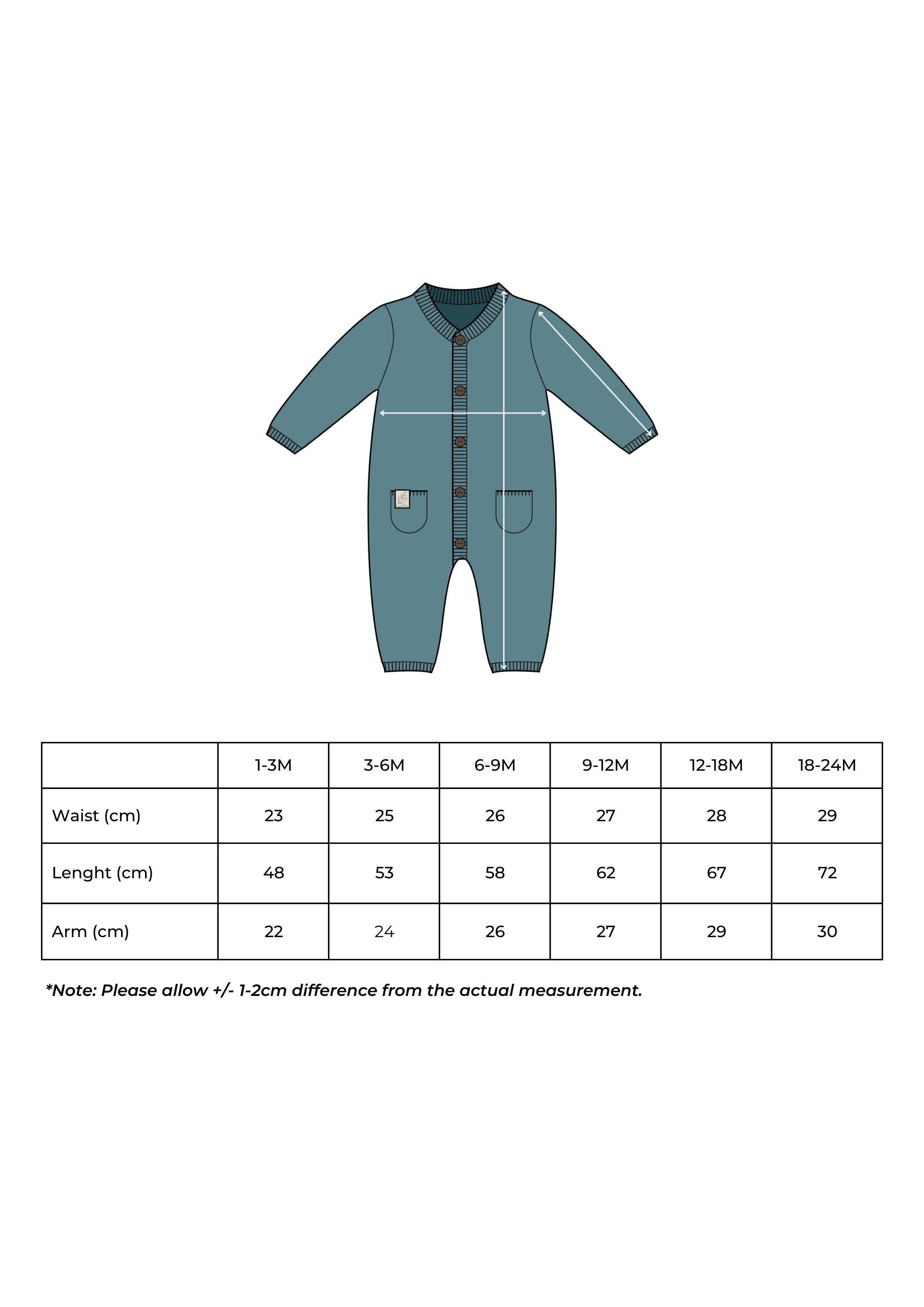 Eli & Nev (we cover U.S. import duties) - Wholesale Jumpsuit - Baby - Baby Knitted Blue Jumpsuit 100% Cotton 7
