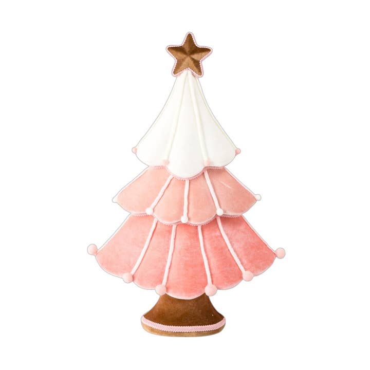 December Diamonds - Wholesale Christmas decoration - 25.5in Pink Tiered Tree0