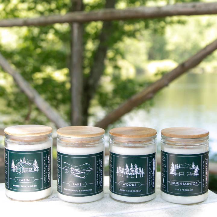 Finding Home Farms - Wholesale Jar/Filled Candle - Soy Candle, Mountaintop, Woody & Fresh3