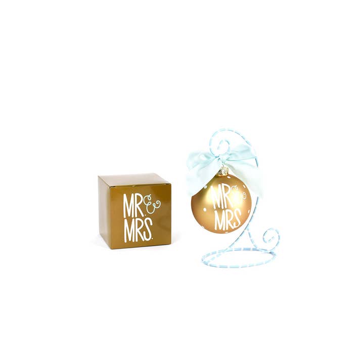Coton Colors - Wholesale Ornament - Mr. & Mrs. Glass Ornament4