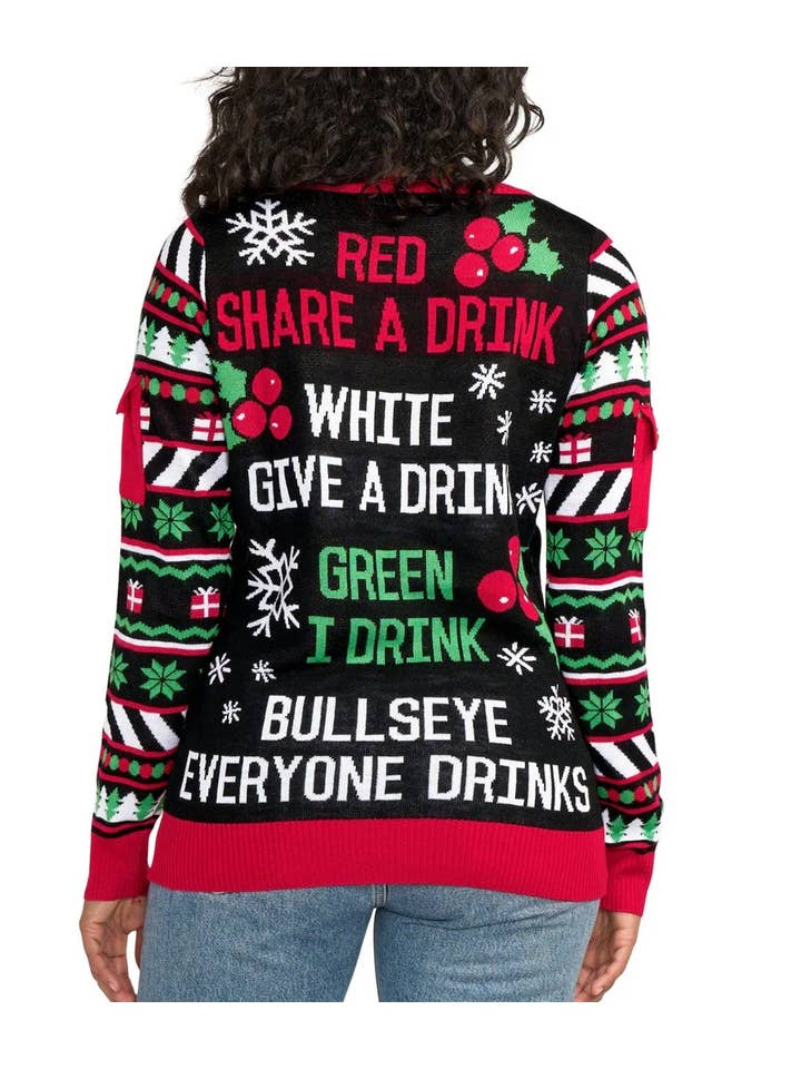 Tipsy Elves - Wholesale Knit Sweater - Women's - Drinking Game Christmas Sweater - Women's Funny Apparel1