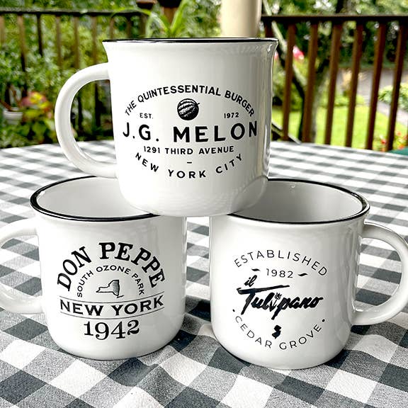 14oz Premium Ceramic Camper Mug-Custom Design-Kiln Fired for wholesale by B.Berish