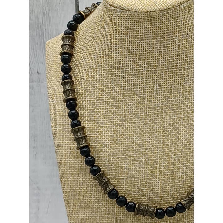 Unique black pearls - bronze tube - Selina for wholesale on Faire2
