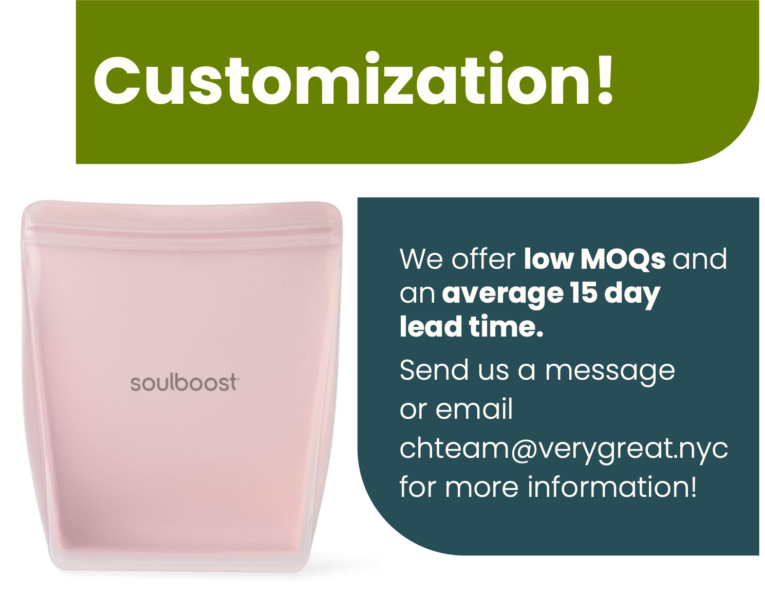 W&P – wholesale Food storage wrap/bag – Reusable Silicone Bags - Flat15