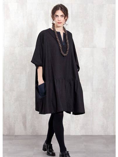 Jeanskleid aus Stretchstoff - H17/71/JS für den Großhandel von NID D'ABEILLE