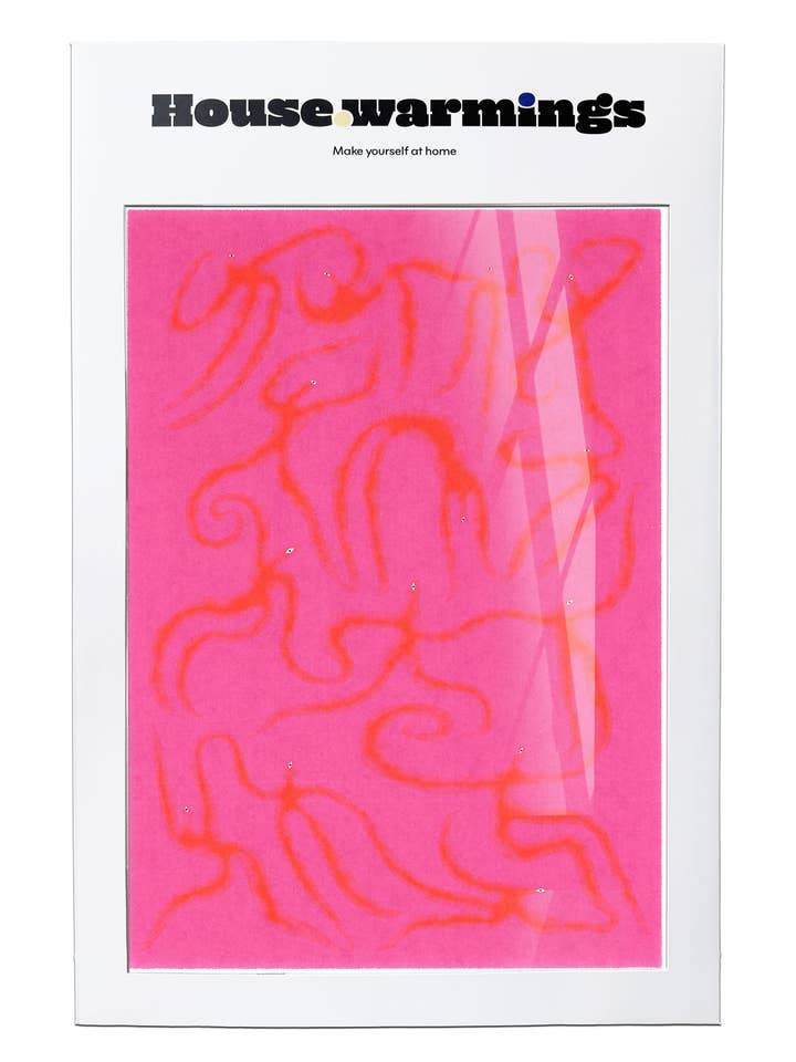 PINK ABSTRACT Art Print - A3 Size for wholesale by House.warmings
