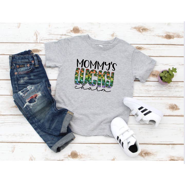 Mommy's Lucky Charm DTF Print for wholesale by Simple Tymes