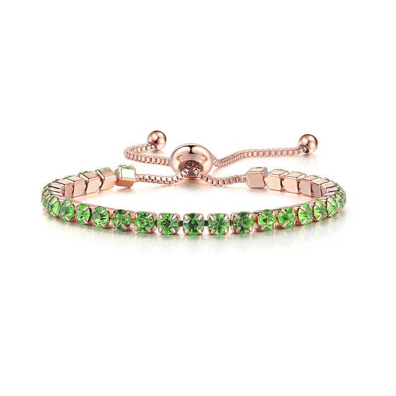 Perimade & Co. LLC - Wholesale Tennis Bracelet - Birthstone Wedding Tennis Bracelet in Solid Copper21