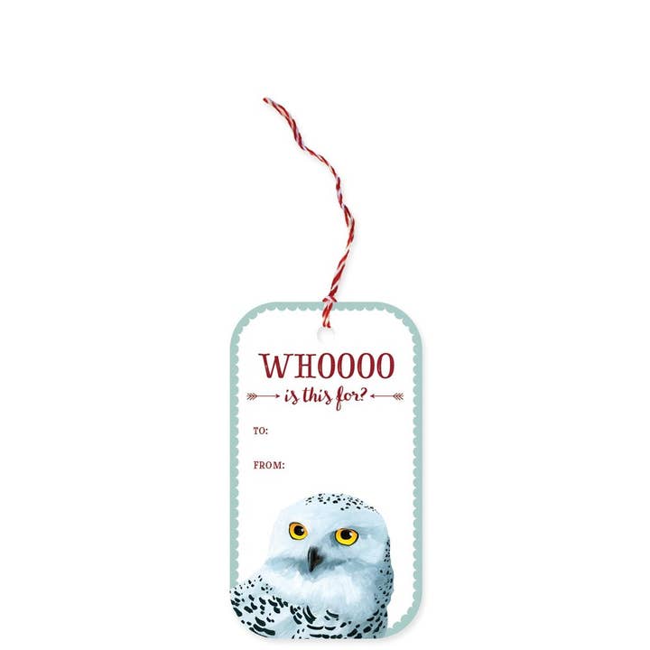 Snöig uggla Holiday Presentetiketter för wholesale av 23rd Day Paper Goods