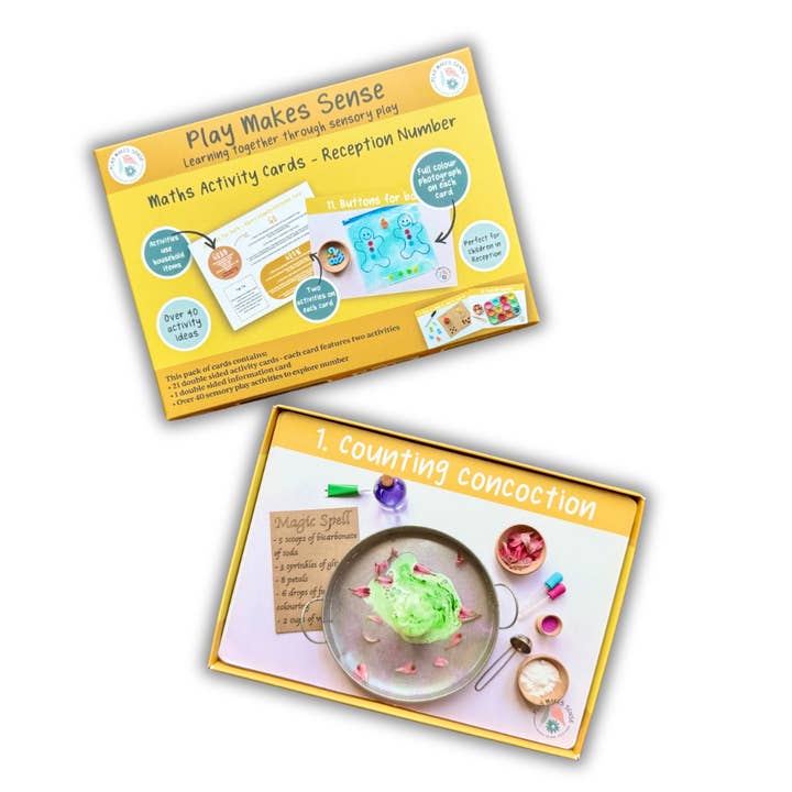 Maths Activity Cards - Reception Number Games and Activities for wholesale by Play Makes Sense
