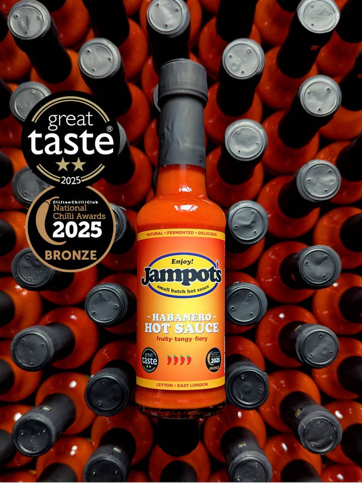 Prijswinnende - Habanero Hot Sauce - 150ml voor wholesale door Jampot's - Award Winning Hot Sauces
