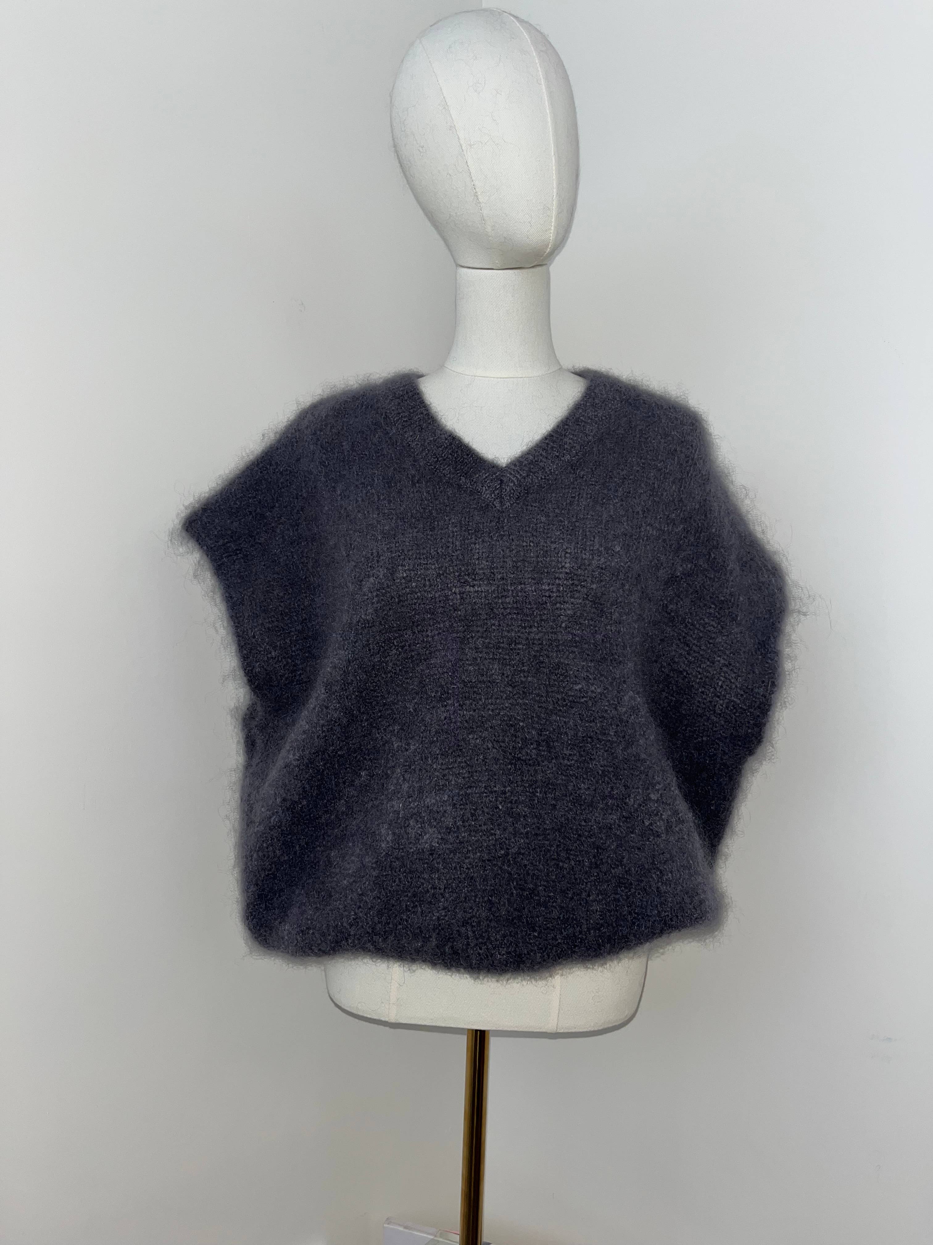 Orice - Vente Cardigan – femme - Gilet sans manche en maille 81% Kid mohair - Orice 5