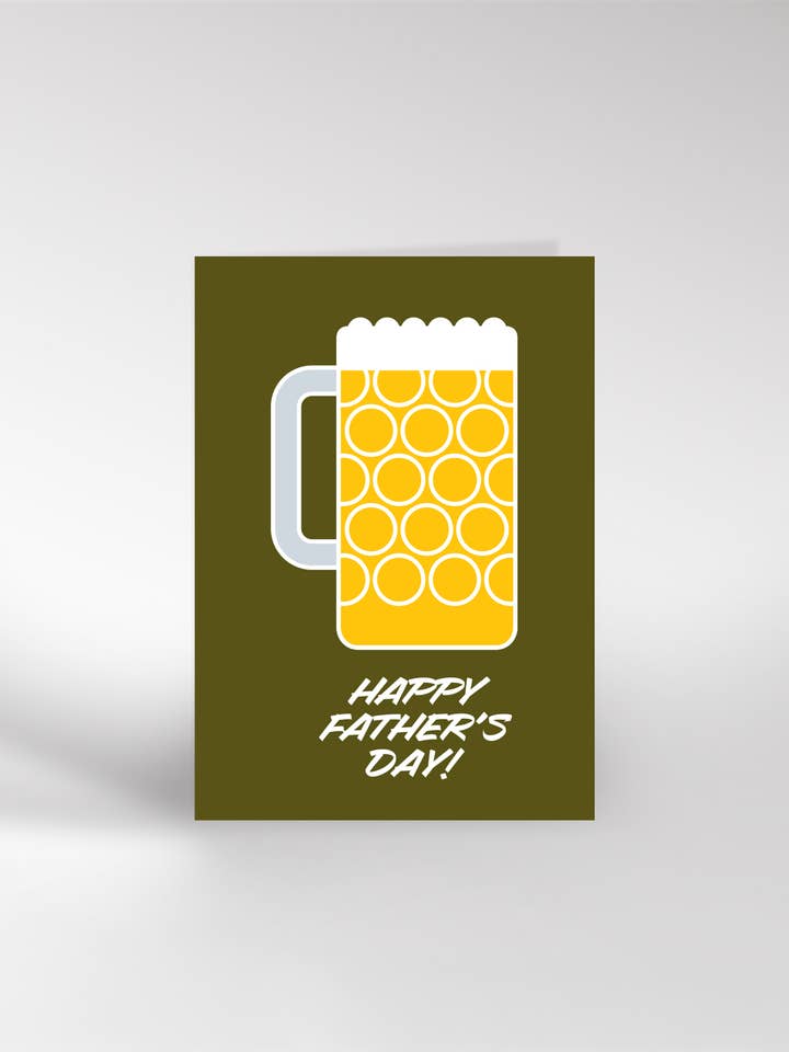357 Father's Day Beer Card for wholesale by Dicky Bird