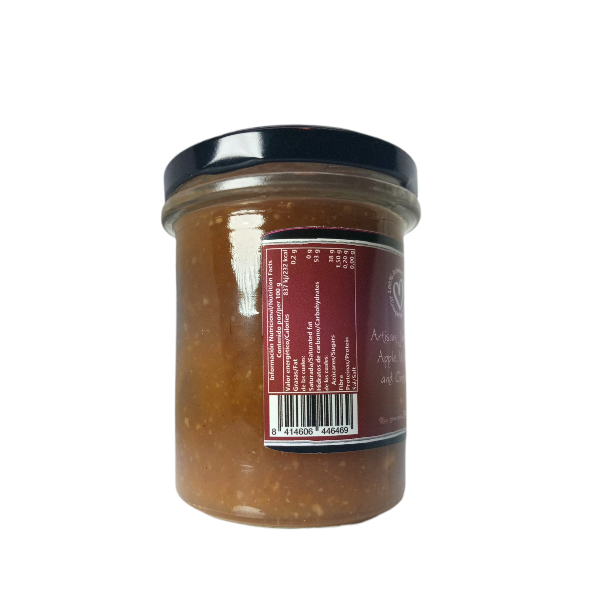 ESENCIA ANDALUSI GOURMET – Geleia por atacado – Doce caseiro de maçã, nozes e canela 240 gr2