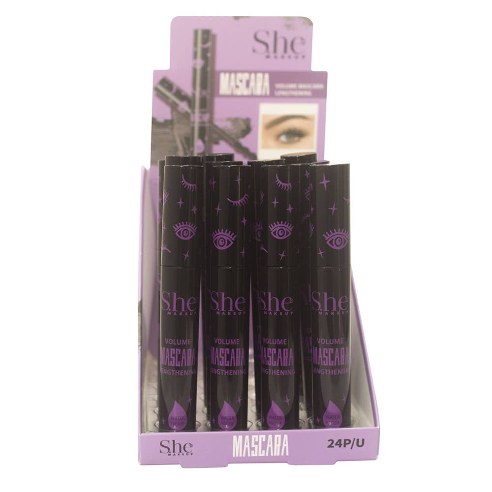 Sensibling Corp. - Wholesale Mascara - 24PCS - Waterproof Voluminous Mascaras1