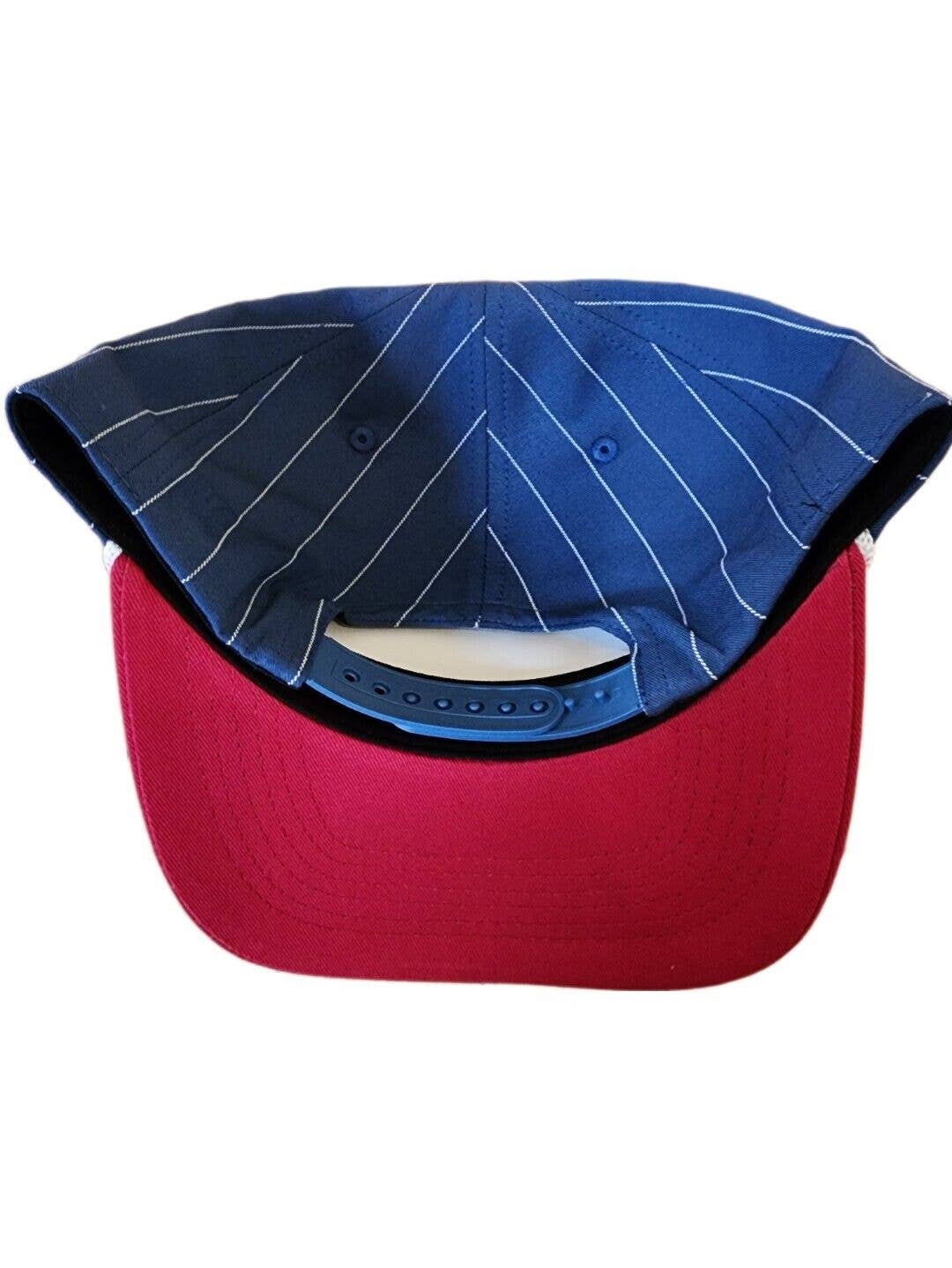 ThatsRad - Wholesale Flat Brim Cap - Unisex - Two Tone Pinstripe Snapback Rope Hat5