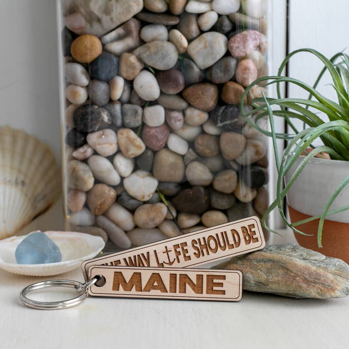 163 Design Company - Wholesale Keychain - Unisex - Maine Keyring3