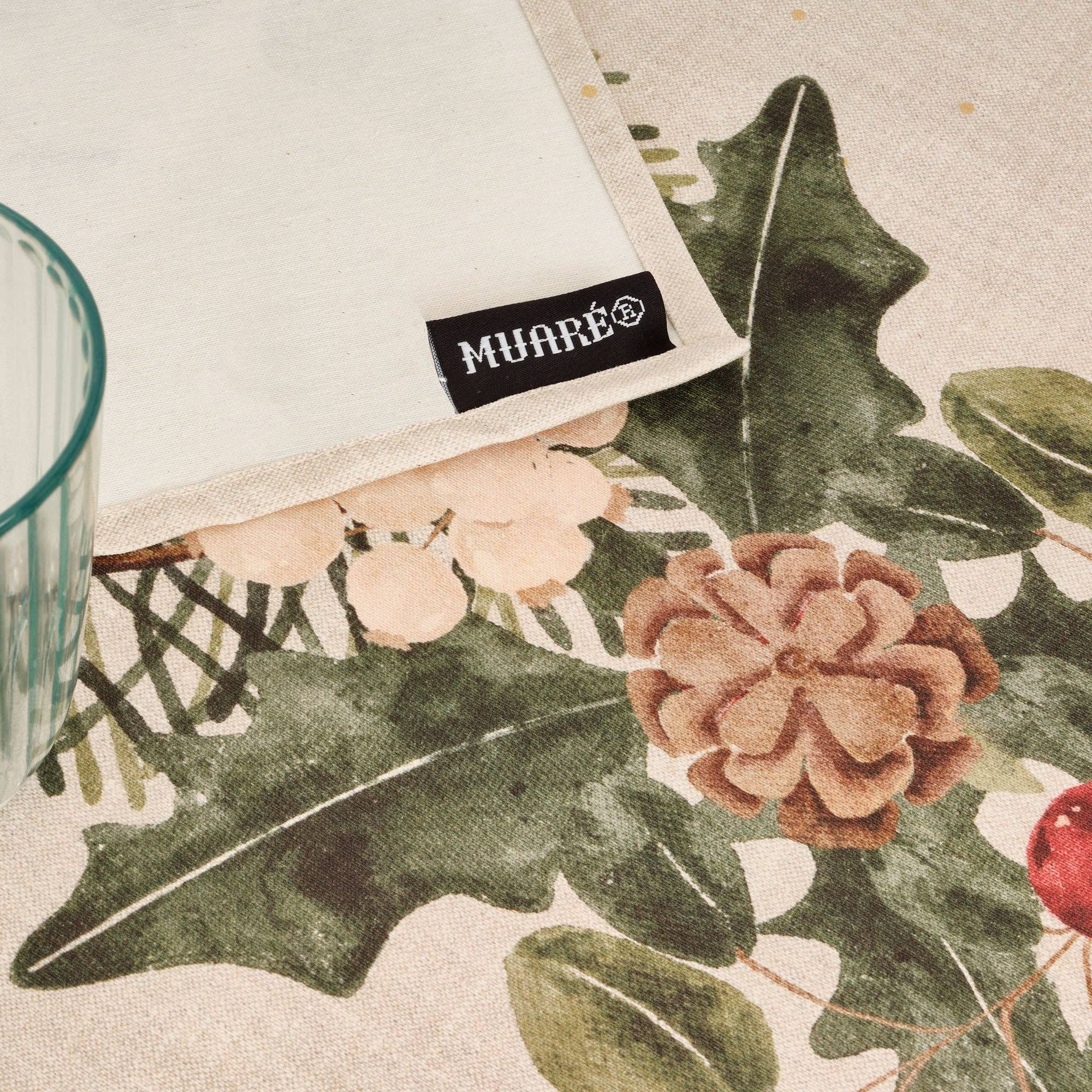 SG HOGAR - Vendita all'ingrosso Tovaglie - Tovaglia natalizia in tessuto tattile con vischio11