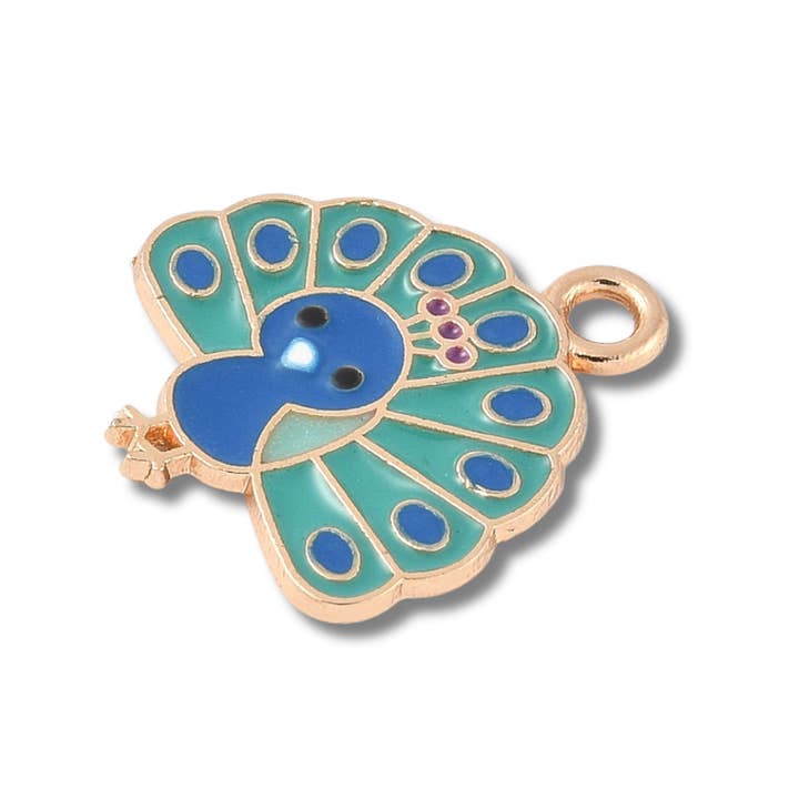 Love, Paige Designs – Großhandel Individueller Charm/Anhänger – Pfauenanhänger1