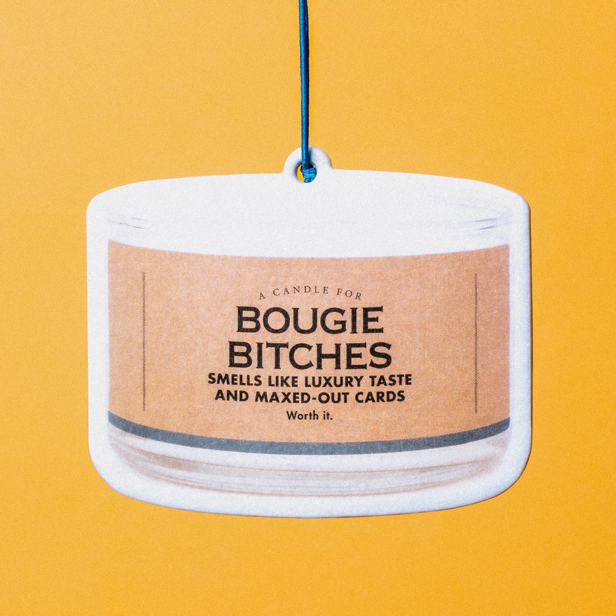 Whiskey River Soap Co. - Wholesale Air Freshener - Bougie Bitches Air Freshener | Funny Car Air Freshener