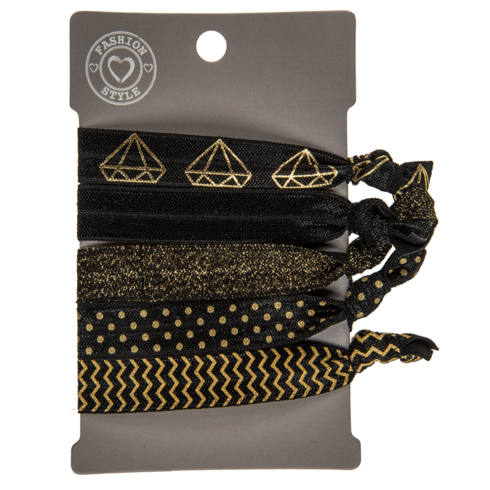 Out of the blue KG - Vendita all'ingrosso Elastico per capelli - Fascia tessile per capelli/braccialetto, stile alla moda2