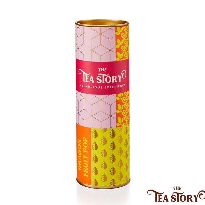 The Tea Story - Wholesale Health/Detox Tea - Dragon Fruit Pop Tea Tube