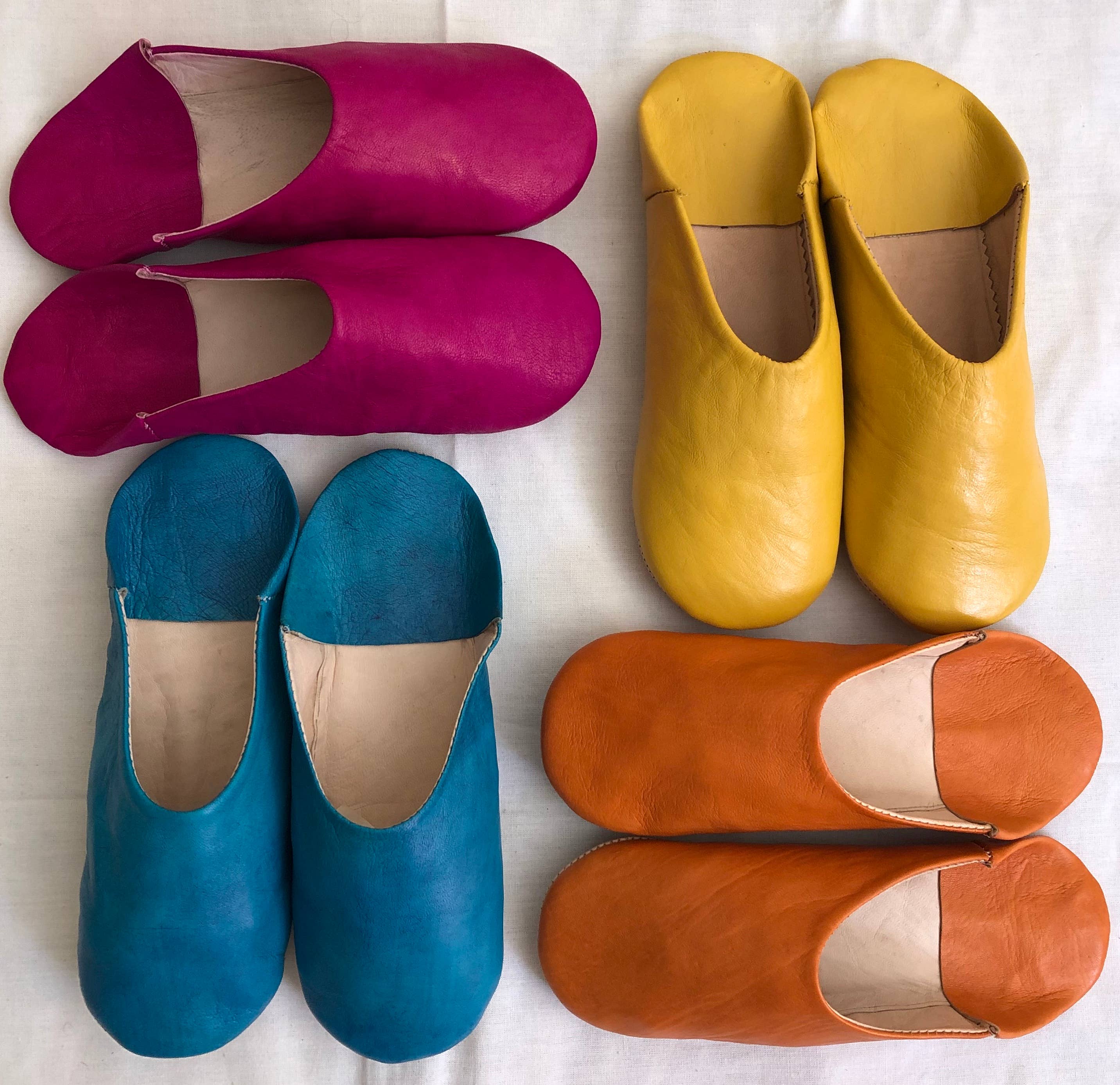 HandmadeBestSeller - Wholesale Slippers - Women's - Womens Moroccan Leather Babouche Slippers15