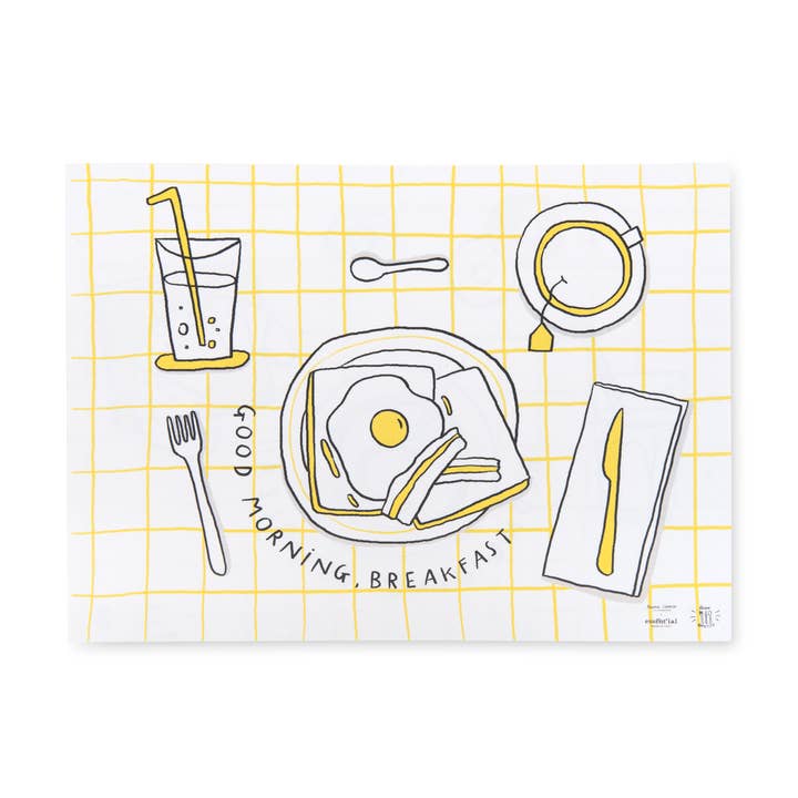 Breakfast Placemat Good Morning Sweetness Fiber 40X30 Cm Fsc for wholesale by Essent-ial