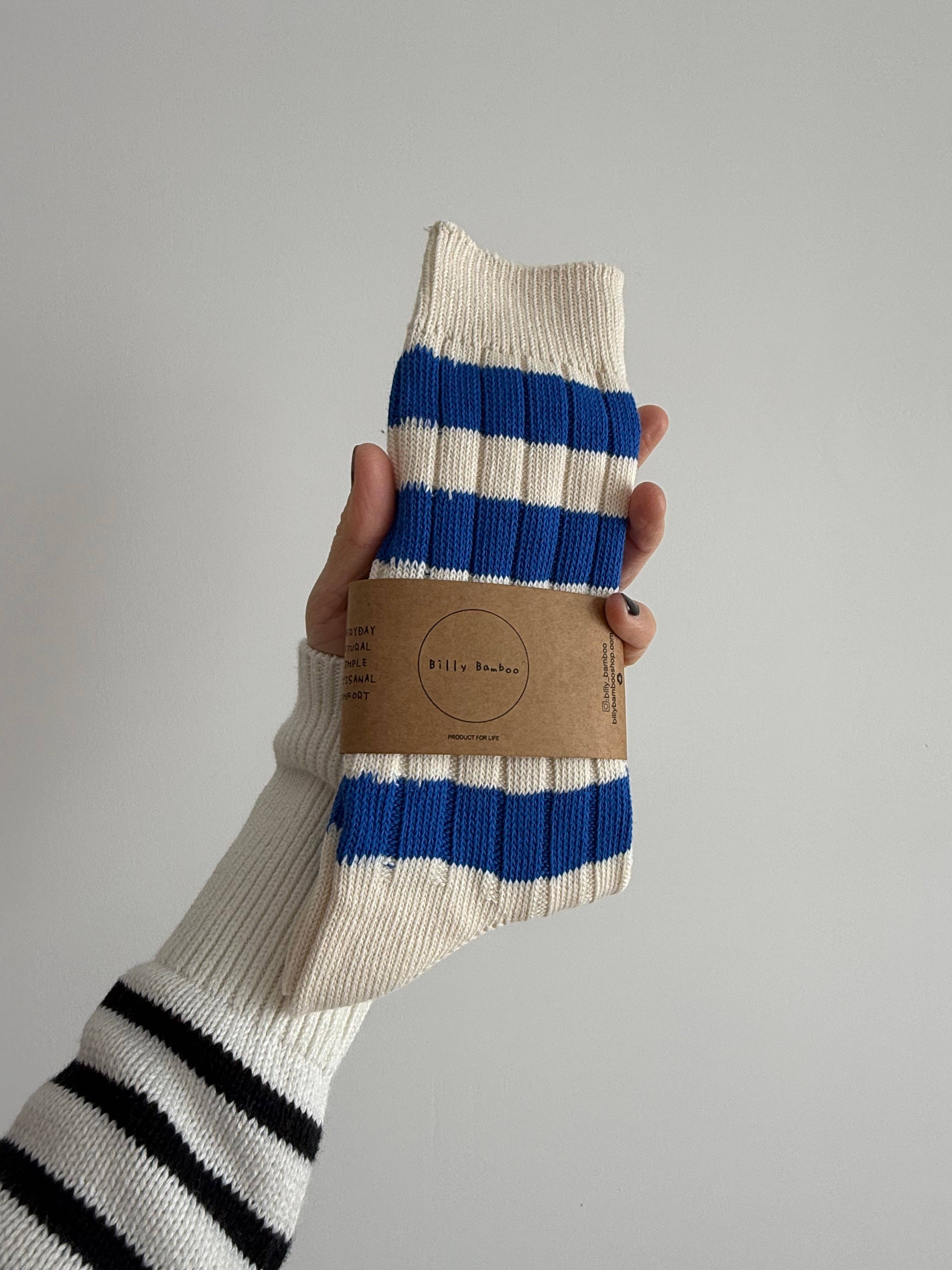 Billy Bamboo – Meias - Unissexo por atacado – MEIAS ALTAS COM RISCA COLORIDA12