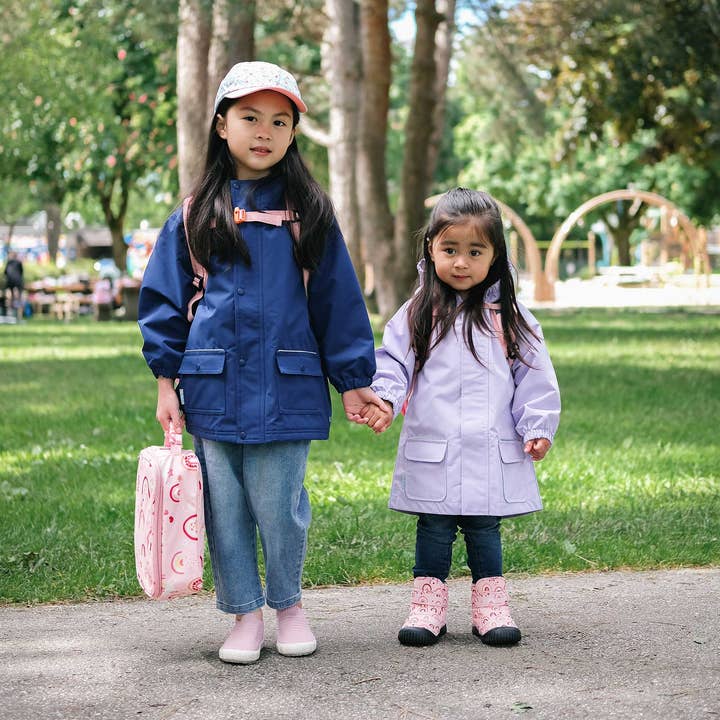 Jan & Jul - Wholesale Raincoat - Kids - Nebula Blue | Cozy-Dry Waterproof Jacket4