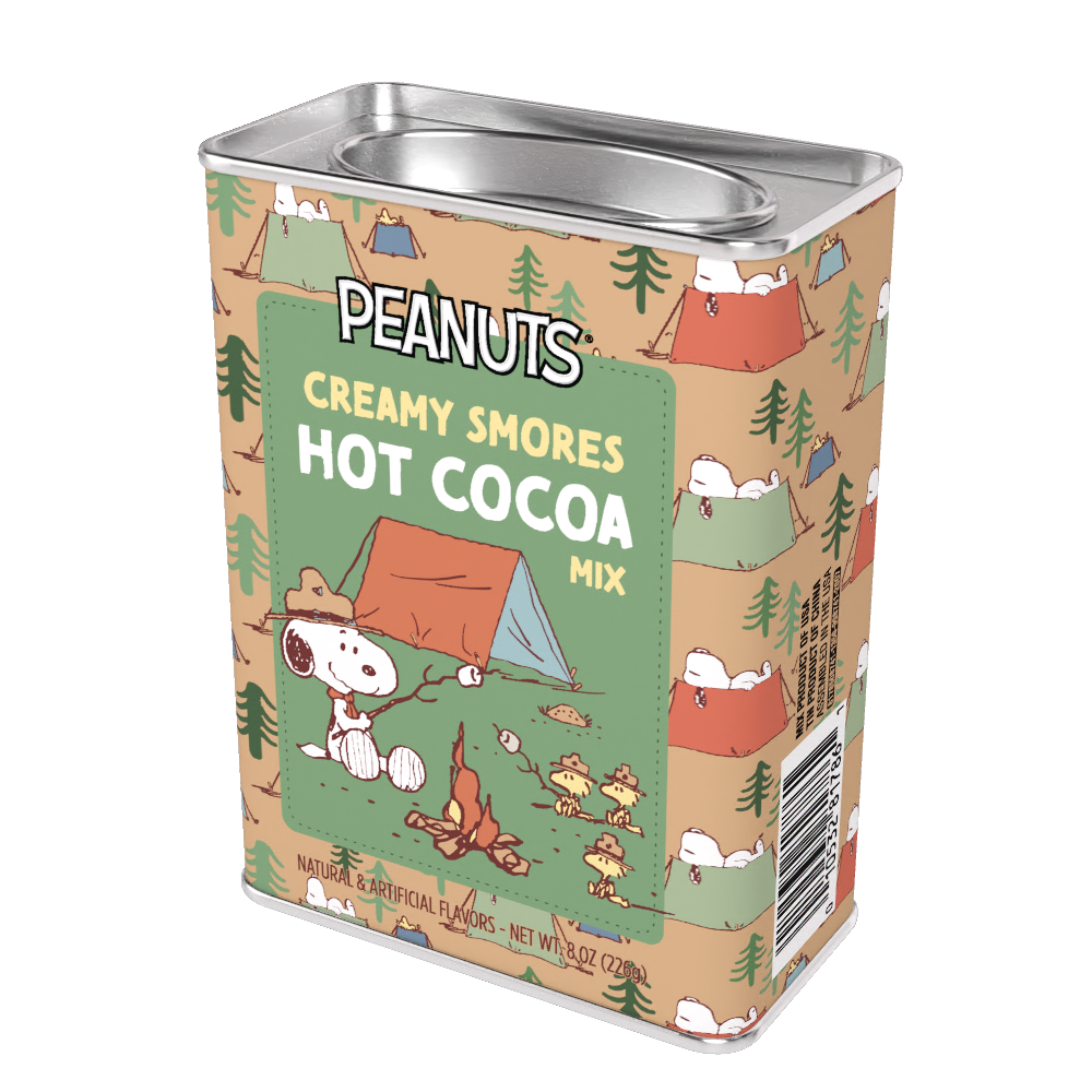 McSteven's - Wholesale Hot Cocoa Mix/Kit - Peanuts® Snoopy Camp Life S'mores Cocoa (8oz Tins)11