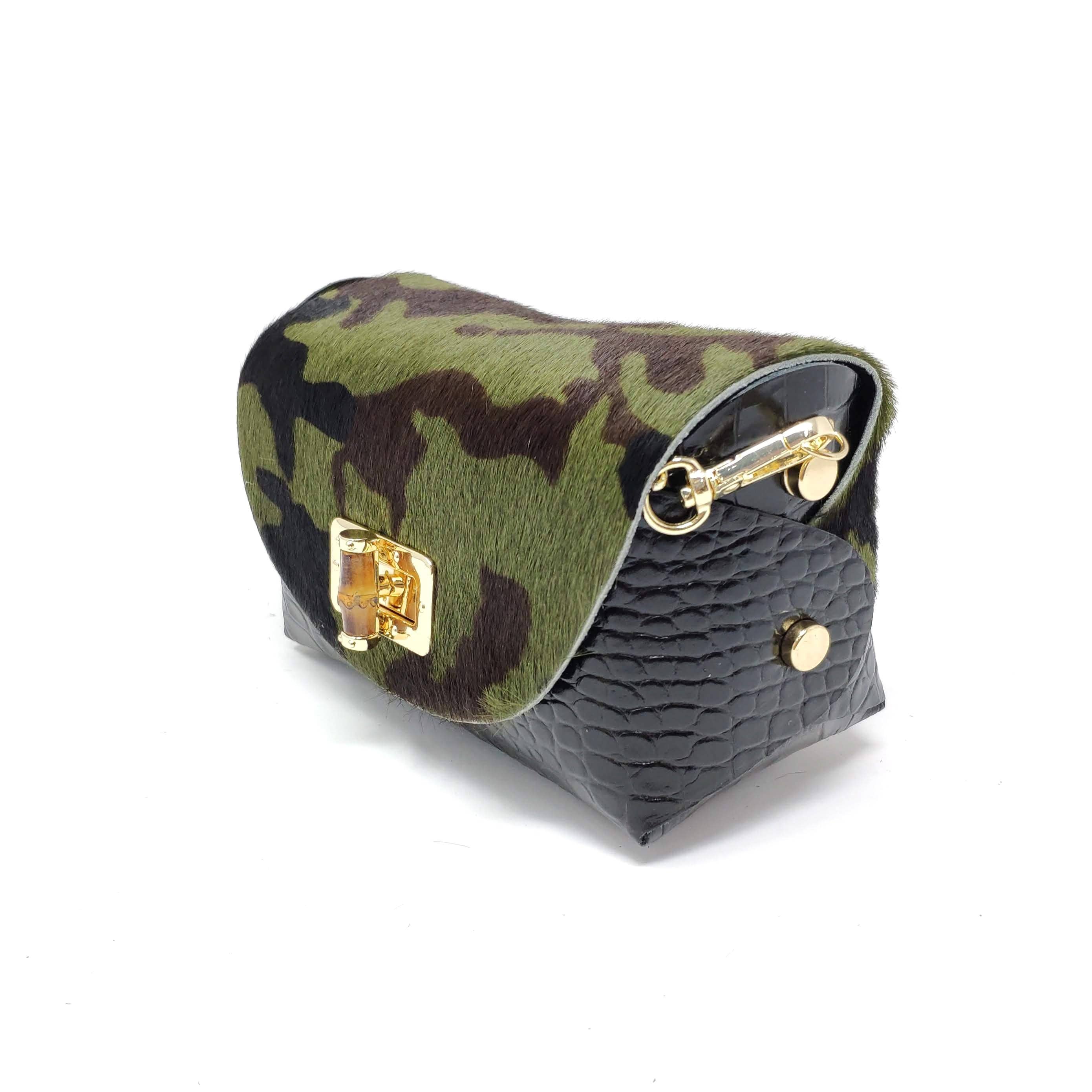 German Fuentes Handbags - Vente Sac à bandoulière – femme - GF0898 VÉRITABLE POCHETTE EN CUIR ITALIEN BANDOULIÈRE EN PEAU DE VACHE5