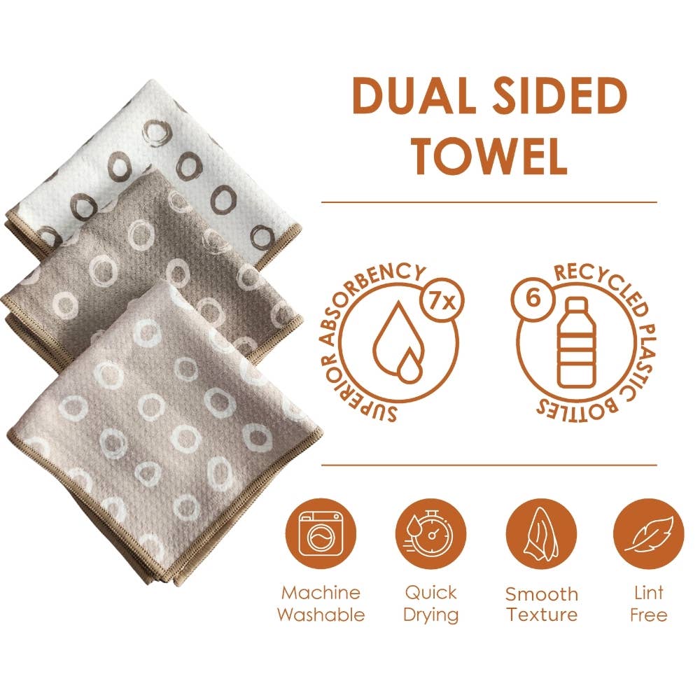 Buzzee – Großhandel Küchenhandtuch – Bienen — Doppelseitiges Spültuch — Waschlappen — Mini-Tücher4