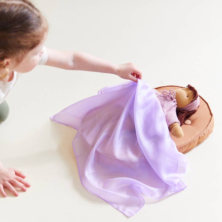 Sarah’s Silks - Wholesale Toy Set - Kids - Mini Solid Color Playsilks9