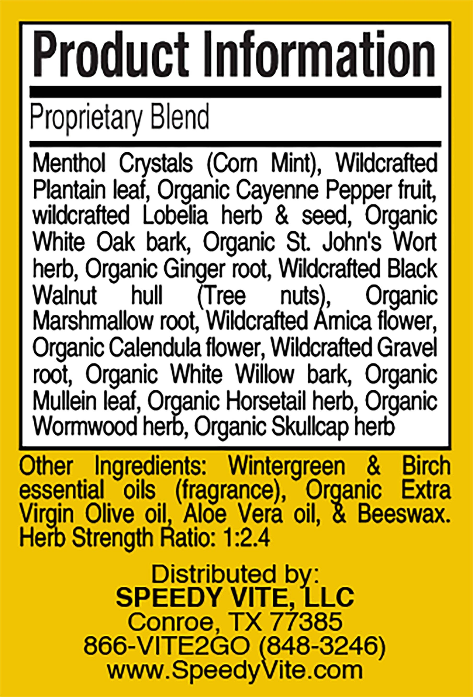 SpeedyVite® - Wholesale Pain Relief Spray/Cream - SpeedyVite® Deep Heat Natural Pain Relief* (5 oz) Tissue Bon6