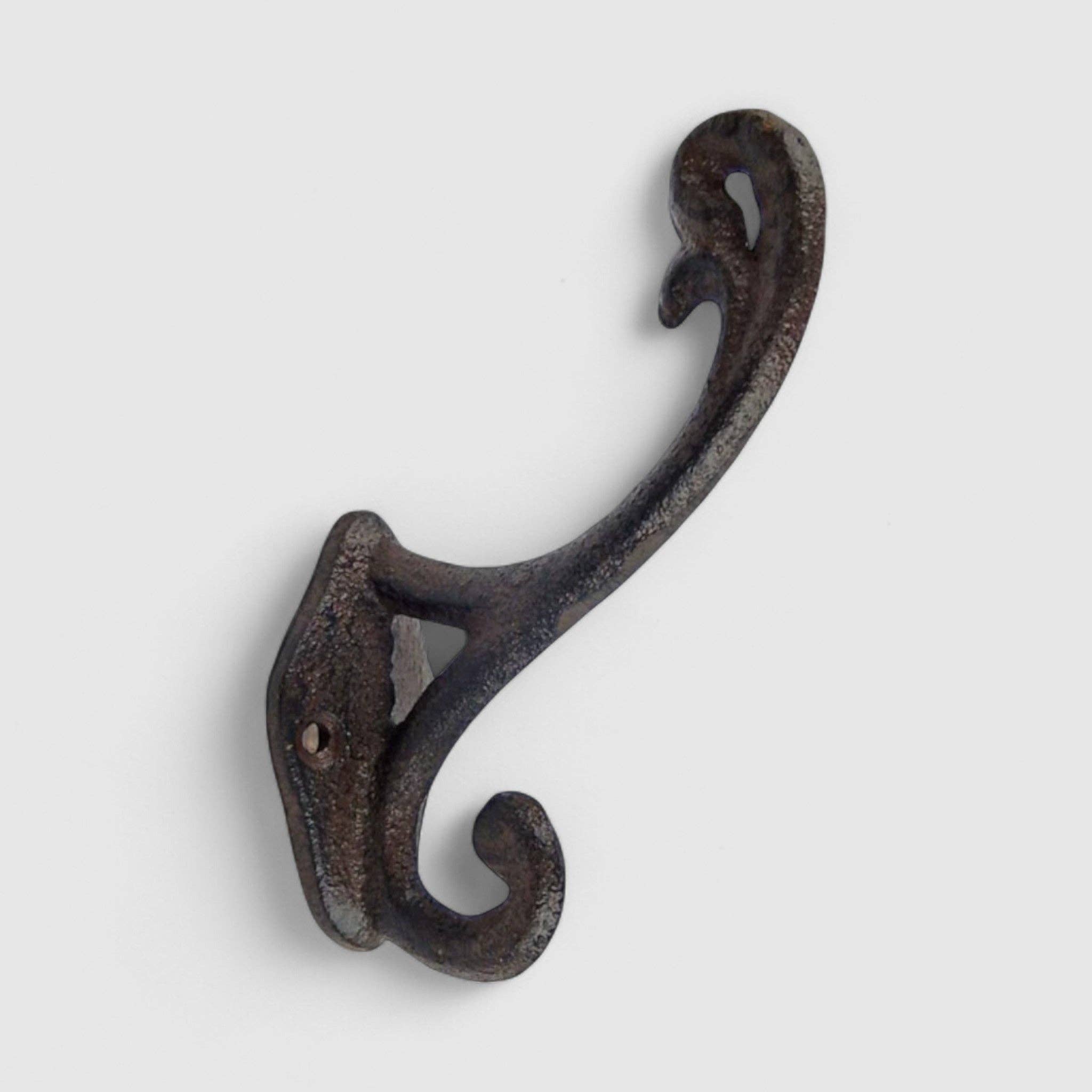 Iron & Blossom - Wholesale Wall Hook - Classic Cast Iron Hook, Versatile Rustic Wall Organizer1