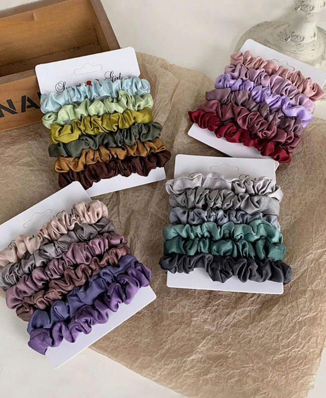 Sansira Jewelry – Engroshandel Scrunchie – Kvinder – Hårbue Scrunchie sæt af 61