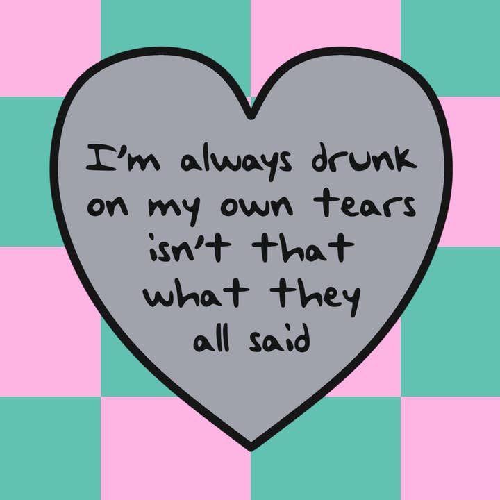 Taylor Swift Lyric Sticker for wholesale by Confetti Moon